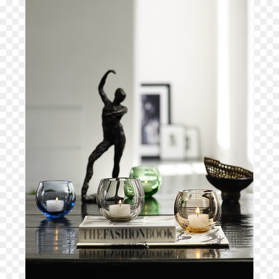 Glas-Teelicht-Kerzenständer Vase - Whiskey