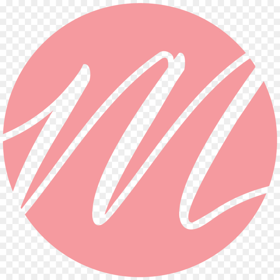 Logo Marke Pink M Schriftart - Coral