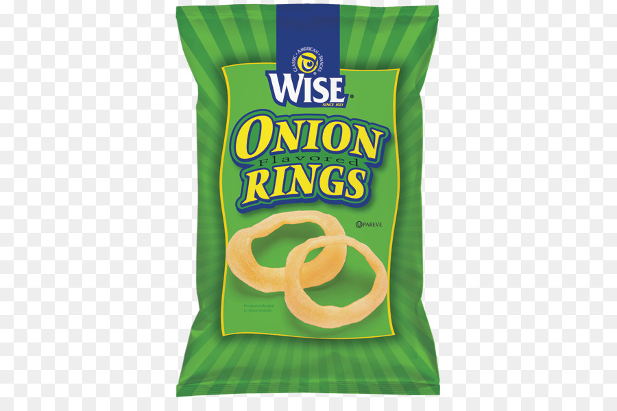 Kartoffel-Chips mit Zwiebel-ring-Grill Wise Foods, Inc. Lay - Zwiebel Ringe
