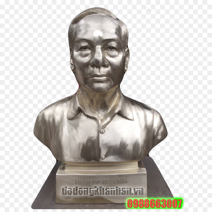 Dong Khanh Busto scultura in Bronzo - tamburo