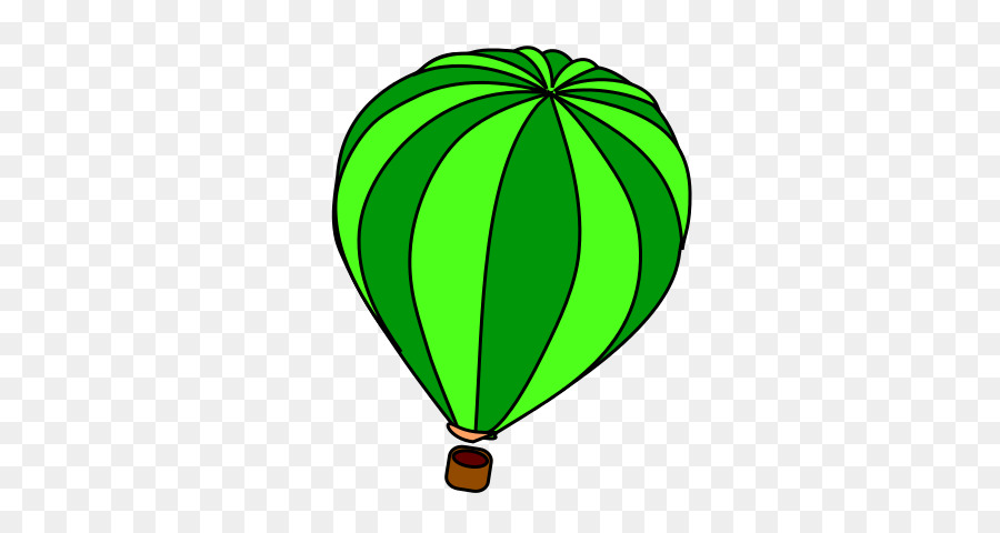 Hot air balloon Grün Clip-art - Heißluft