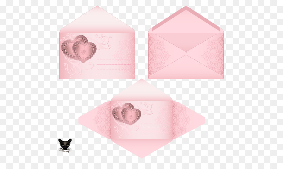 Busta Di Carta Di Arte - sacchetto rosa