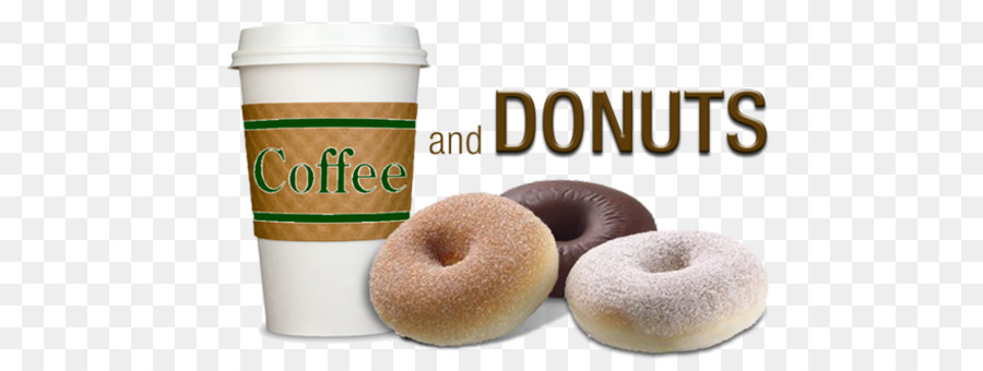 Kaffee und Donuts, Donuts, Cafe, Frühstück - Kaffee und donuts