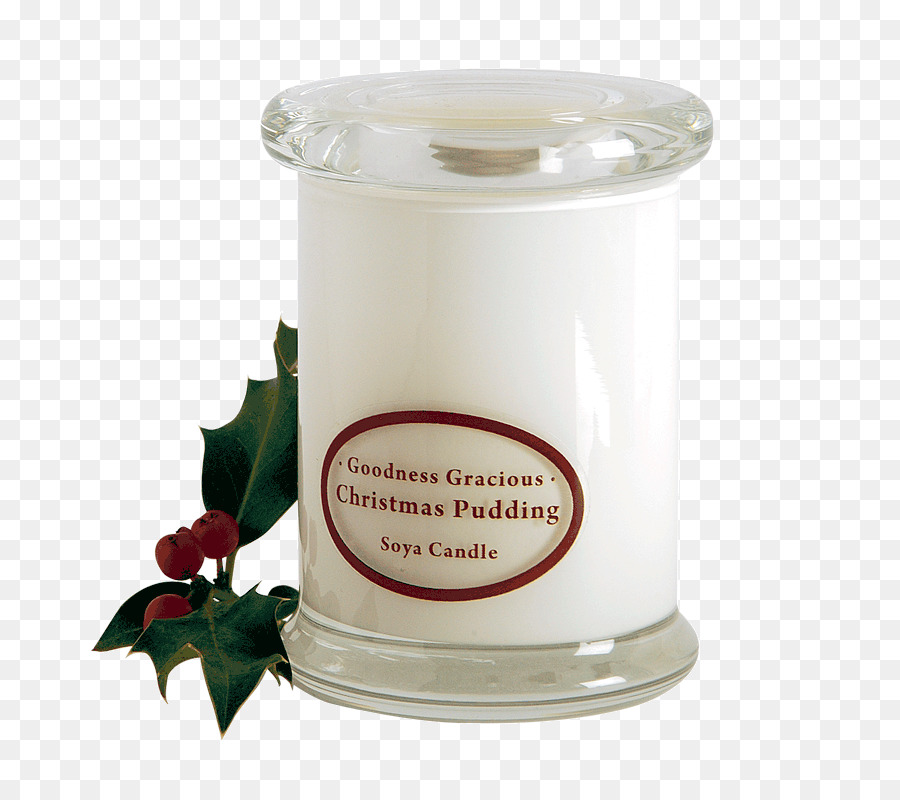 Di soia candela pudding di Natale di Cera Sapore - profumo di candela