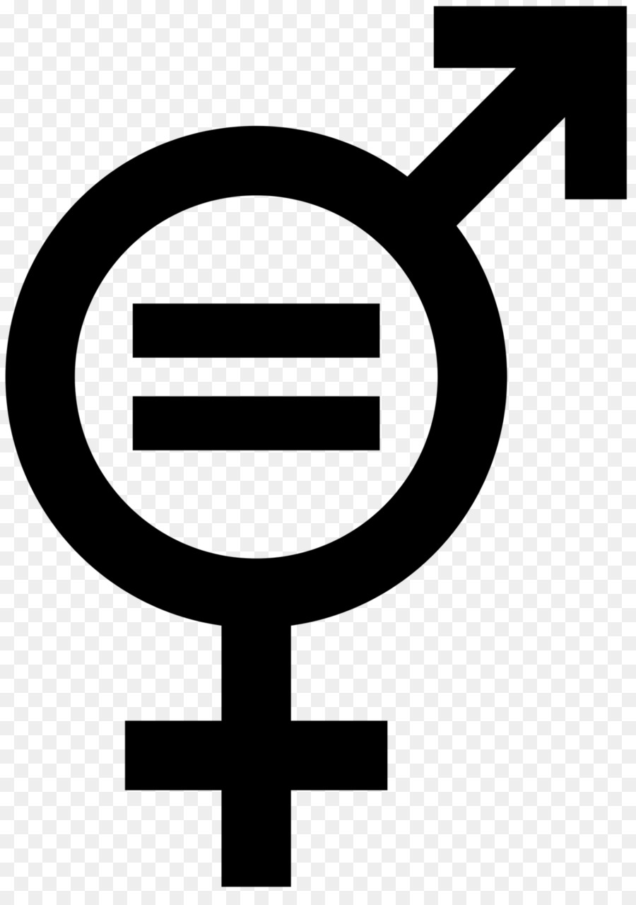 Die Gleichstellung der Geschlechter Gender symbol Soziale Gleichheit - Symbol