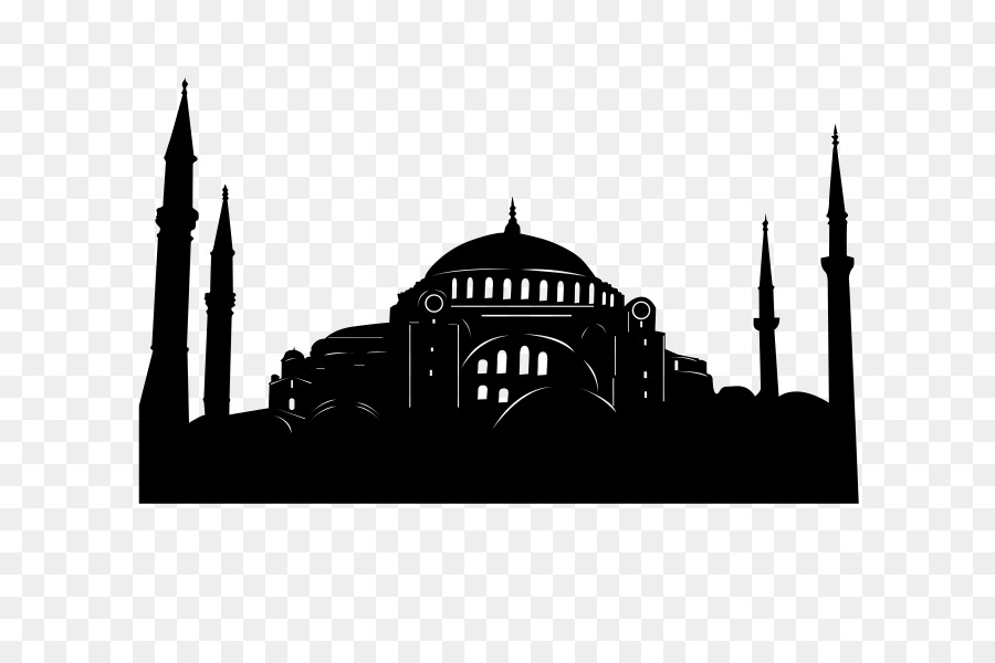 Zeichnung Silhouette Royalty-free - Moschee