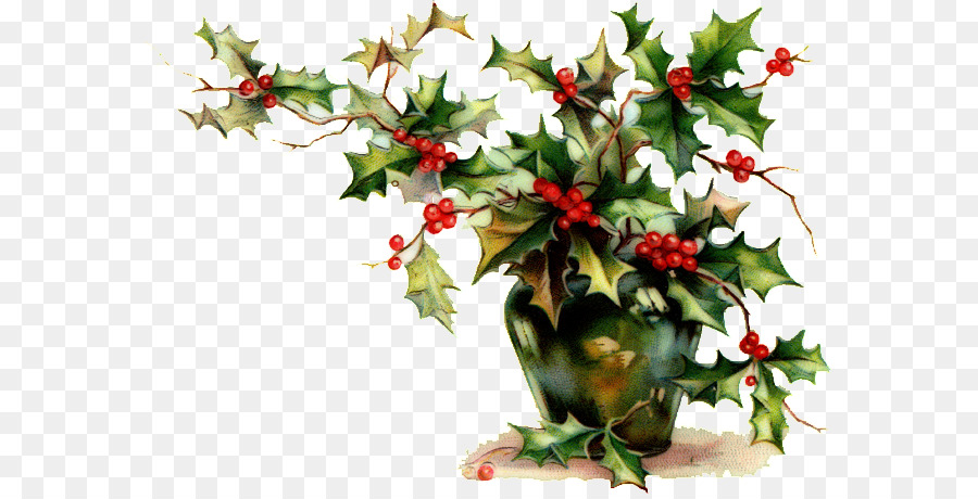 Di natale, ornamento di Natale, decorazione Comune di agrifoglio, il Vischio, - vice