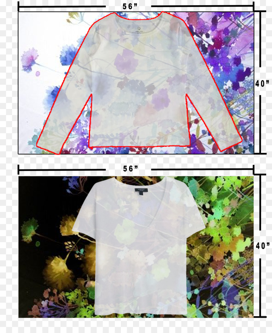 T-shirt Abbigliamento a sublimazione stampante Modello - Maglietta
