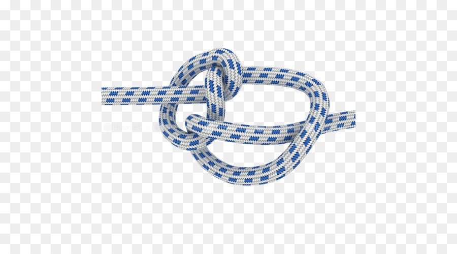 Seil Kobalt-Blaue Schrift - binden Sie die Knoten