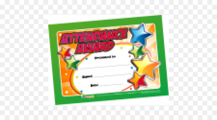 Perfect attendance award-School-Akademischen Zertifikat Abschlussfeier Standard-Papierformat - Teilnahmebescheinigung