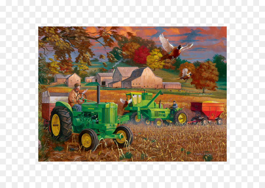 John Deere Farmall-Puzzle Traktor - Traktor