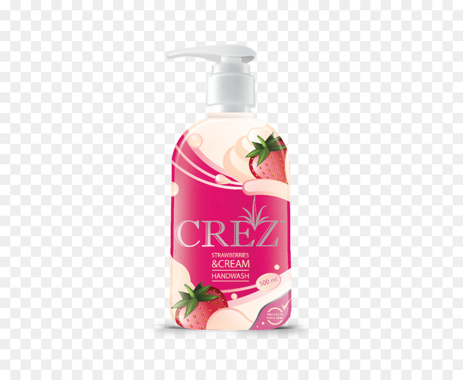 Lotion Creme Hand Wasch Öl-Flüssigkeit - Erdbeer Sahne