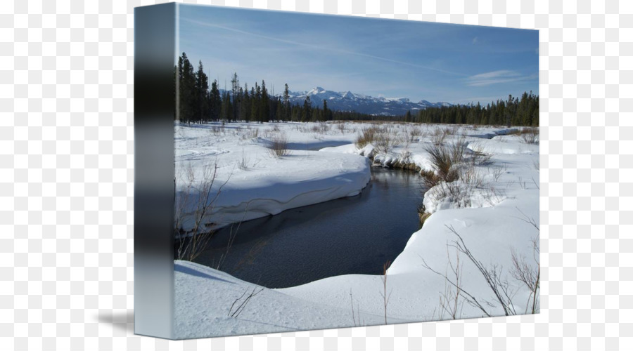 Wasser-Ressourcen-Fluss Holz Einlass /m/083vt - winter Landschaft