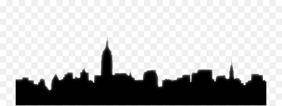 New York City Skyline Silhouette clipart - Stadt silhouette