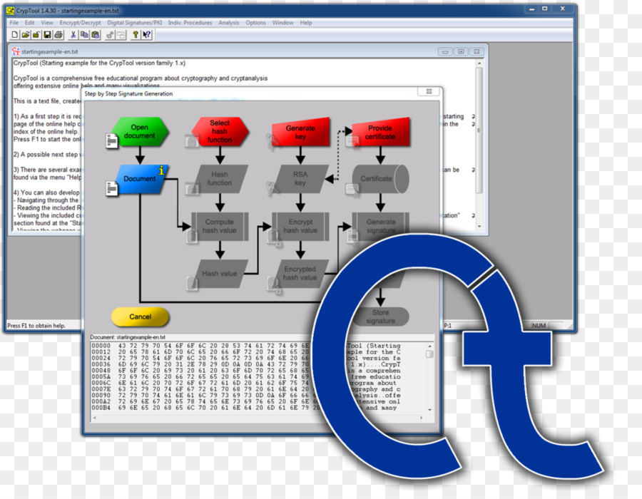 CrypTool Crittografia Software per Computer di Crittoanalisi del software Libero - altri