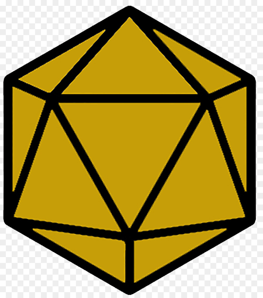 Dungeons & Dragons d20 System Dadi a Quattro facce - Dadi d'oro