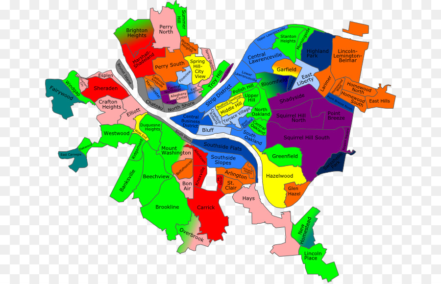 La povertà mappa di Brighton Altezze di Vicinato Gentrification - mappa