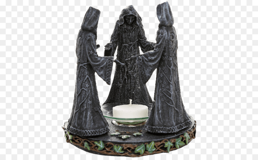 Triplice Dea Wicca Vecchia Statua - Triplice Dea