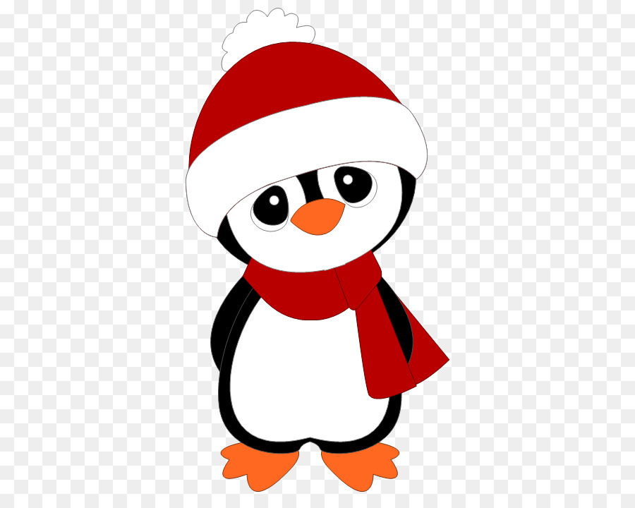 Christmas Penguin Drawing