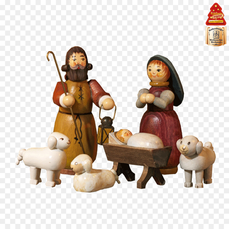 Rothenburg ob der Tauber Presepe Sacra Famiglia Natale Gesù Bambino - presepi di natale