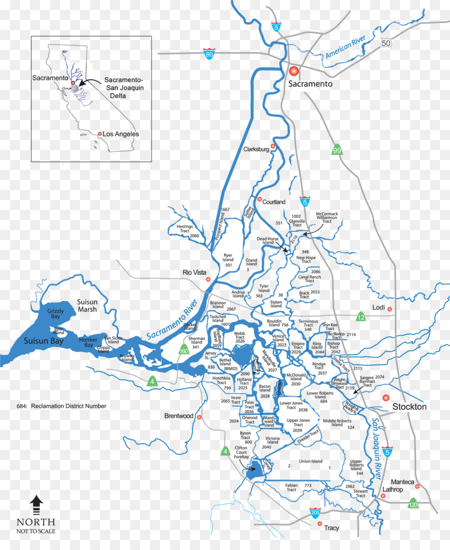 Sacramento–San Joaquin River Delta Golden Gate Bridge Bay-Delta uffici Mappa Sacramento-San Joaquin River Delta - mappa