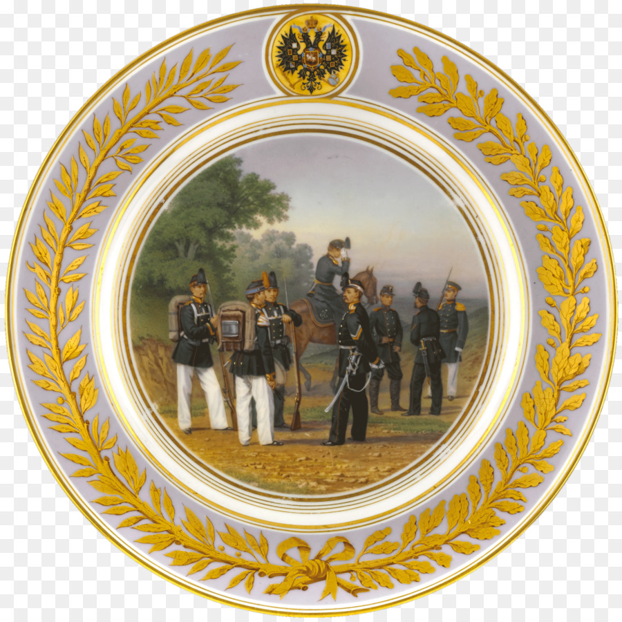 Kaiserliche Porzellanmanufaktur Regiment-Grenadier-Division - Platte