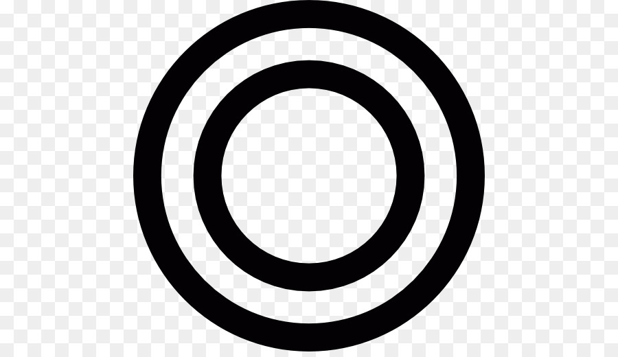 Kreis-Punkt-Rim, White Clip art - konzentrische Kreise