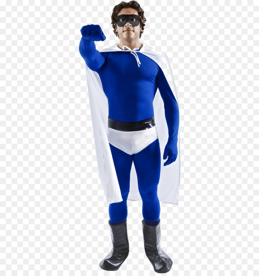 Spandex blu Cobalto Costume Spalla - altri