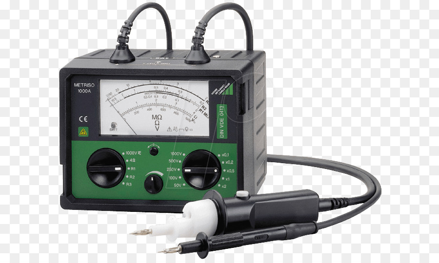 Gossen Metrawatt strumento di Misura della resistenza Elettrica e la conduttanza di un circuito Elettronico del segnale Analogico - strumento di misura