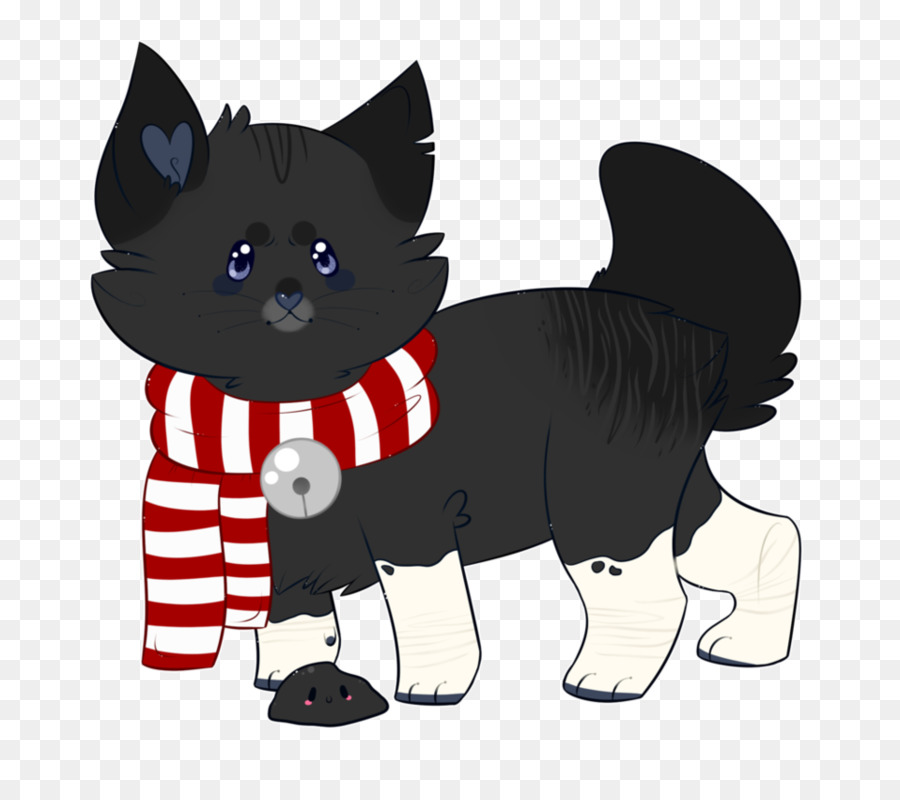 Die schnurrhaare von Kätzchen-Black cat Adventskalender - Adventskalender