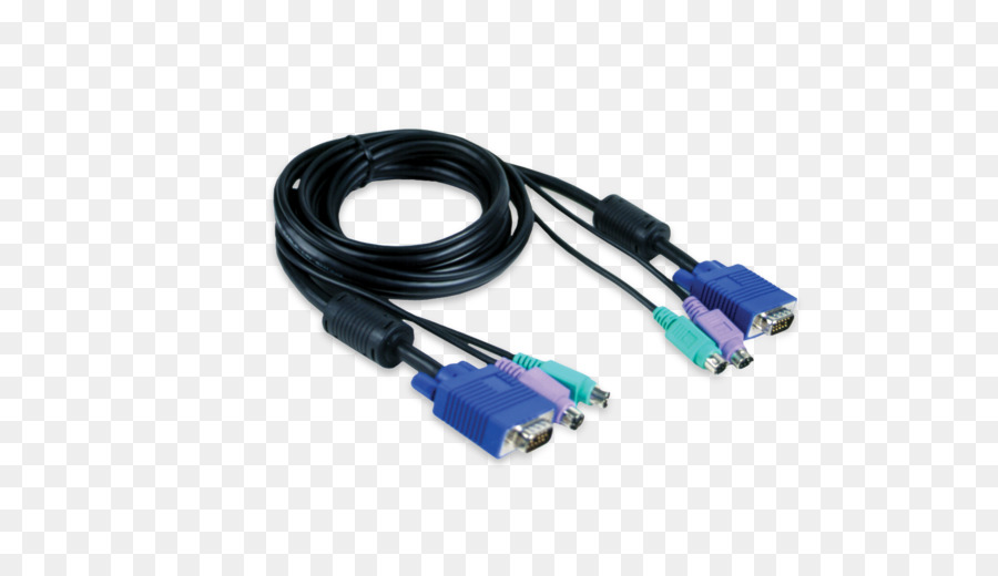 Switch KVM cavo Elettrico porta PS/2, D-Link Categoria 6 cavo - USB