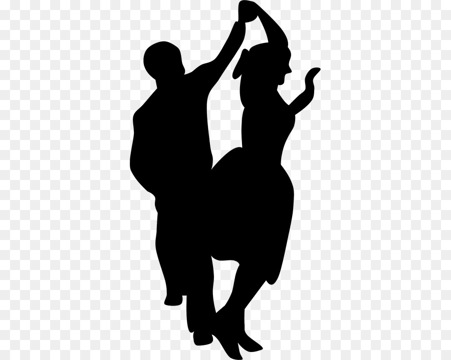 Tanz in Schwarz und weiß-clipart - Tango