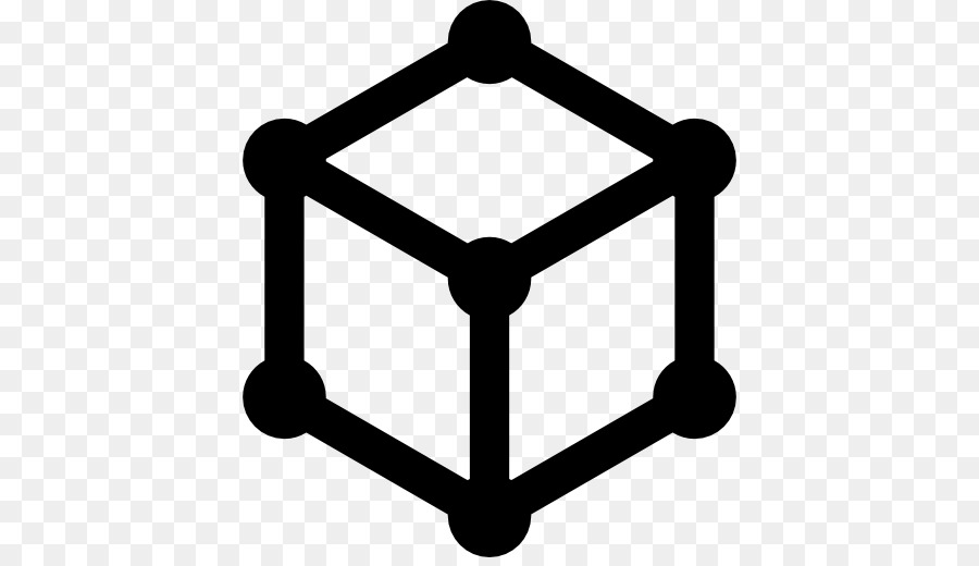 Erste Münze Angebot des Astraleums Melone Kryptogeld Blockchain - 3D Cube