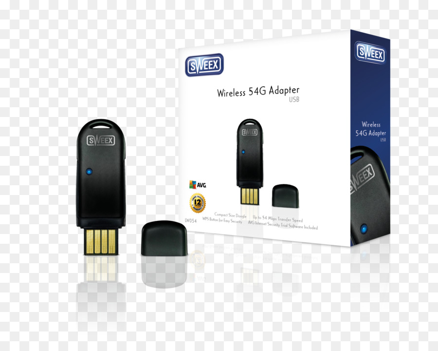 Adattatore USB Sweex Wireless 54g Adattatore Usb, Schede di Rete e Adattatori - altri