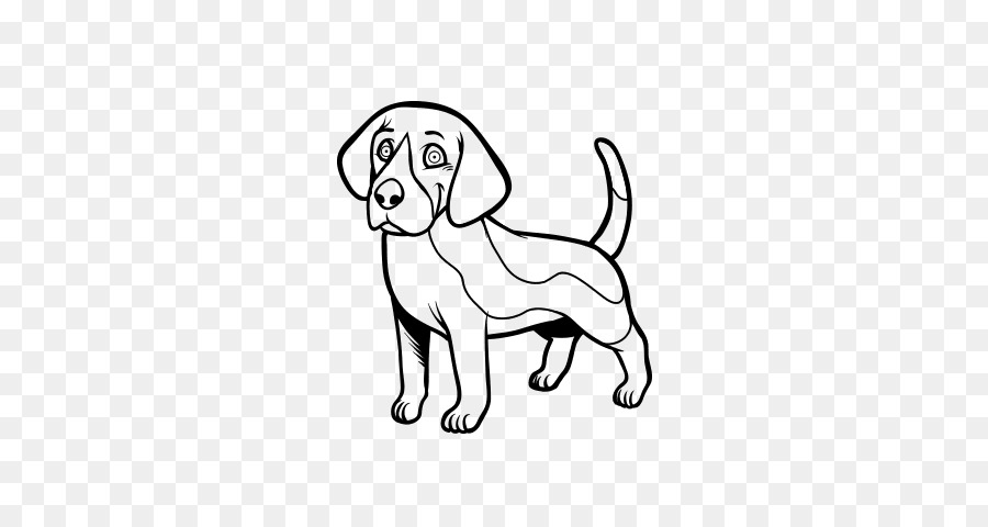 Beagle Cucciolo di San Bernardo Disegno del Cane di razza - cucciolo