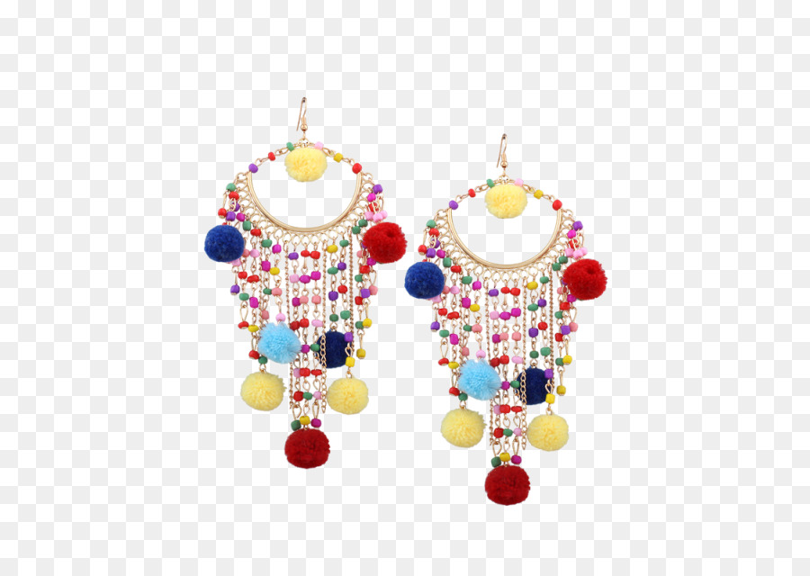 Ohrring Perlen-Quaste-Gewand Kleidung - Perle