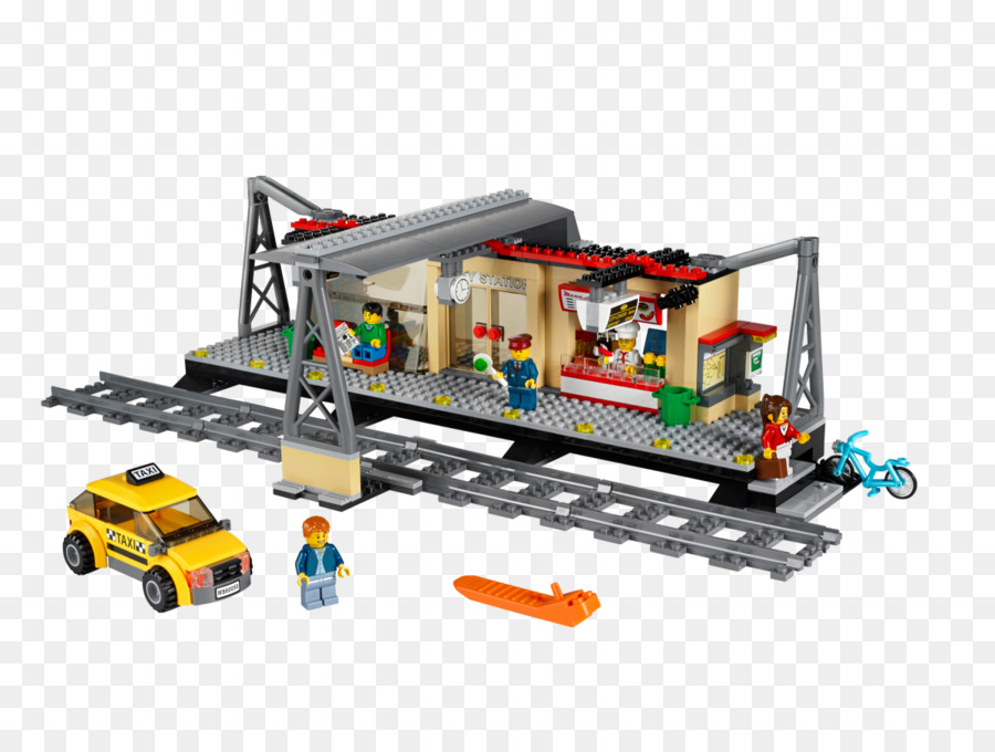 LEGO 60050 thành Phố Ga xe Lửa đường Sắt giao thông thành Phố - tàu