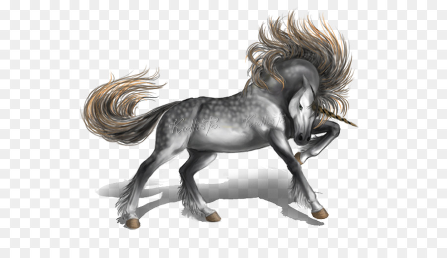 Mane Mustang Stallone Pony Unicorno - mustang