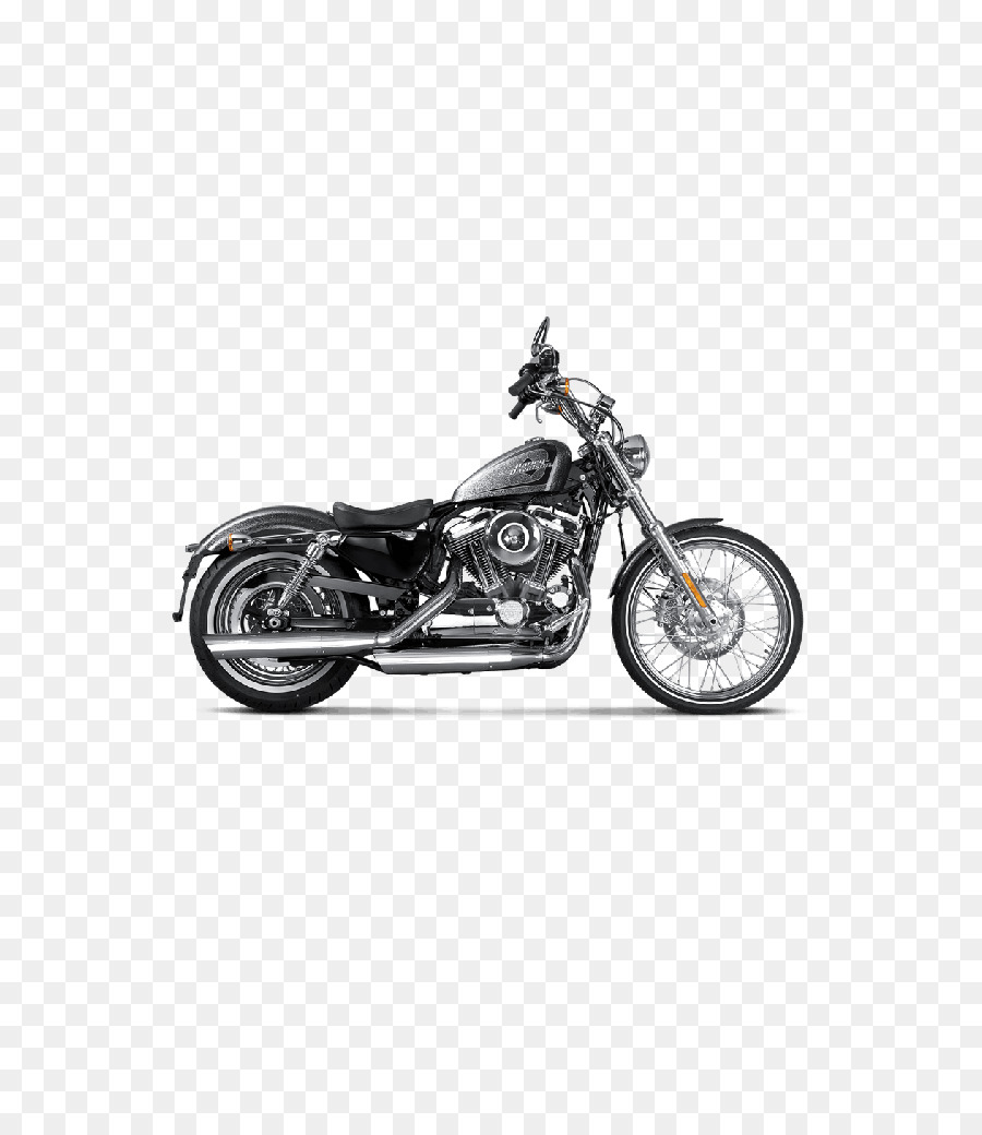 Abgasanlage Satteltasche Harley Davidson Sportster Motorrad - Motorrad
