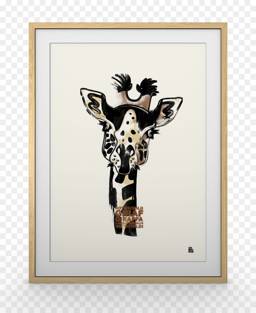 Giraffa Cornici - creative poster