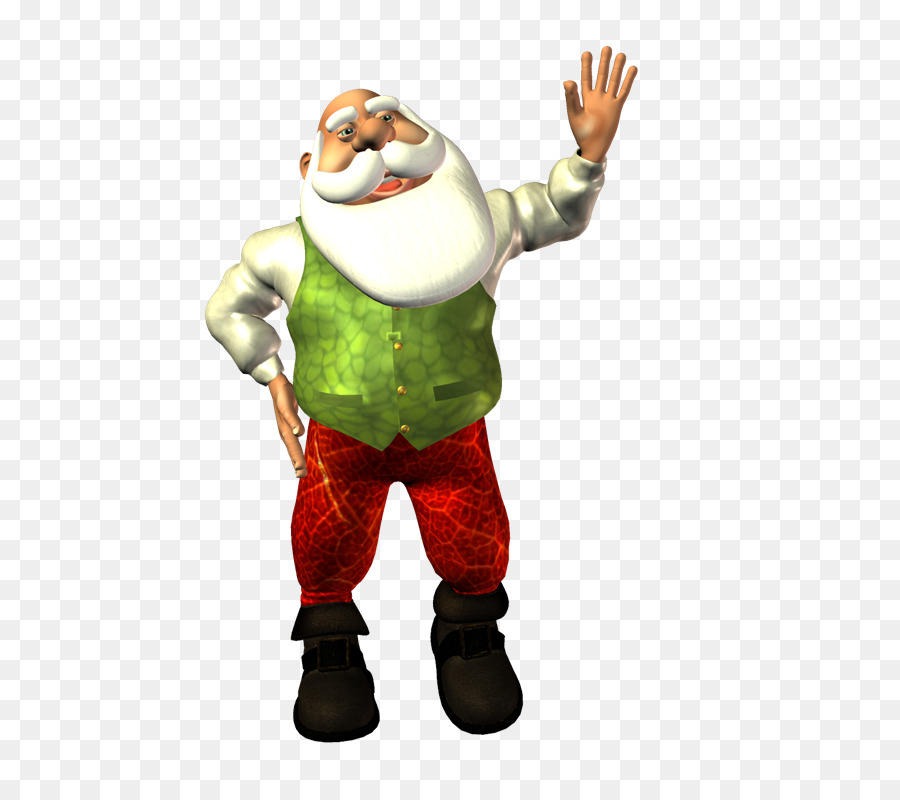 Weihnachten ornament Charakter-Figur Maskottchen Finger - Claus