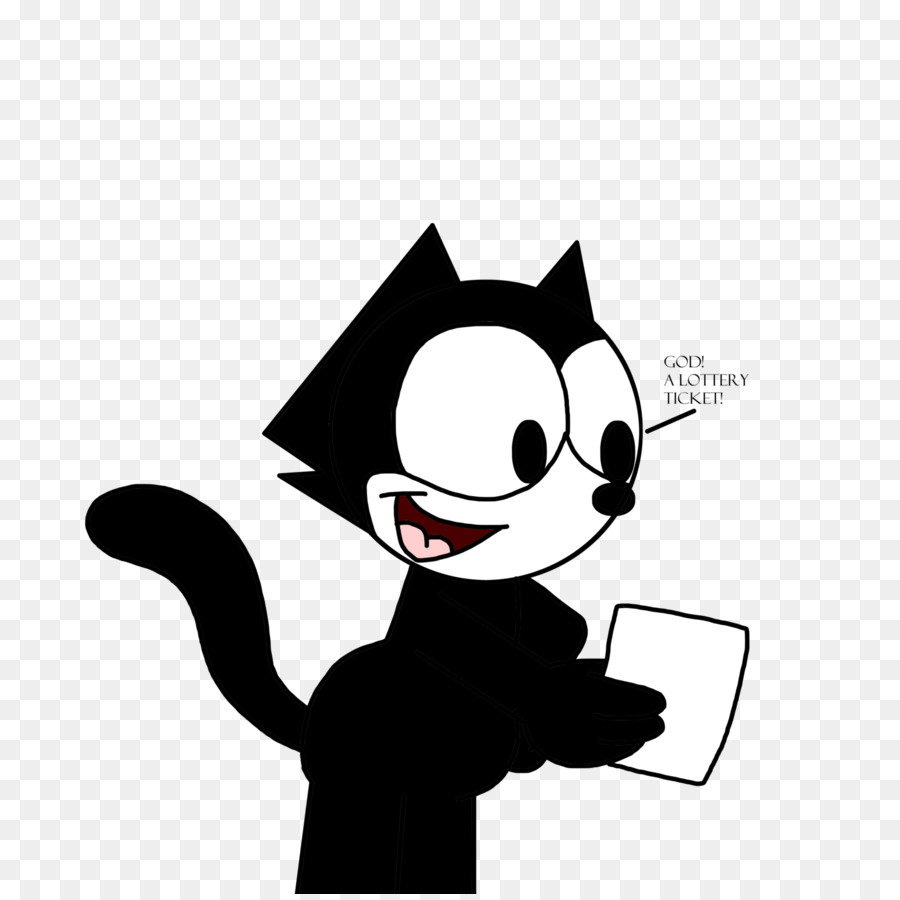 Felix die Katze in der Kunst DreamWorks Animation Charakter - Lottoschein