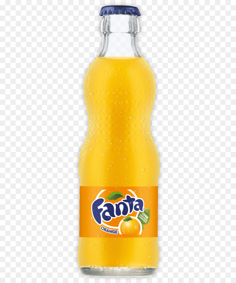 Orangensaft, Fanta Limonade FEMSA - zerkleinertes Eis