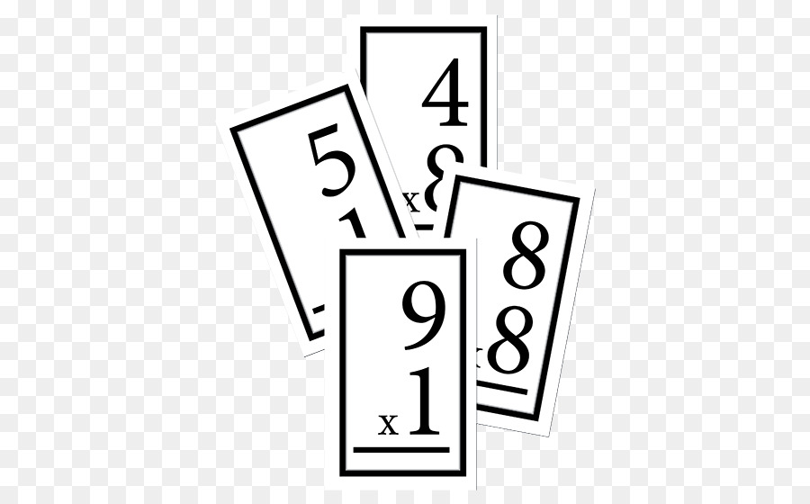 Numero bianco Nero Moltiplicazione Clip art - tabella di moltiplicazione