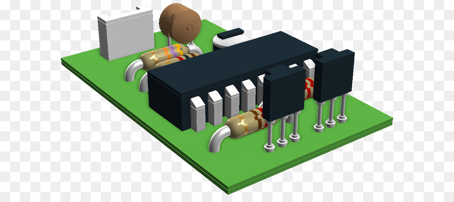 Il componente elettronico di Elettronica di circuiti Elettronici - circuito stampato