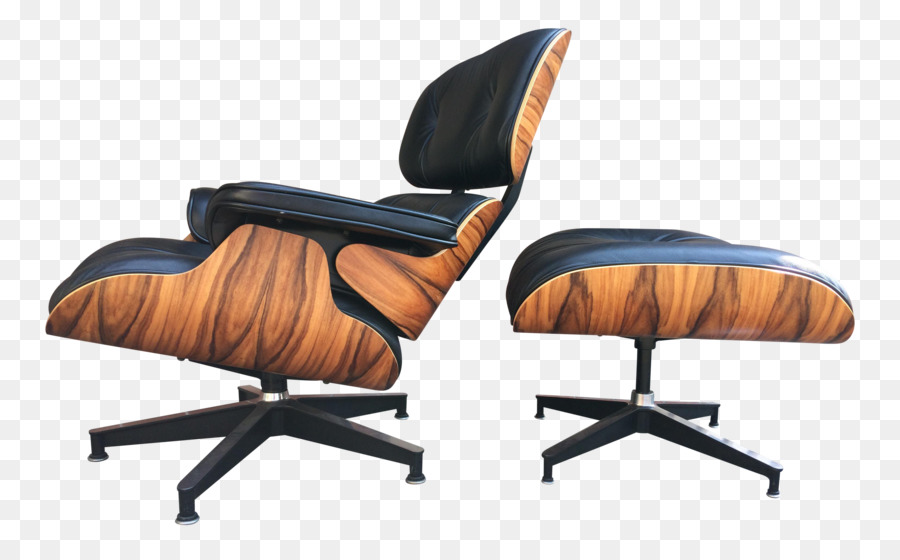 Eames Lounge Chair Poltrona e Pouf, Chaise longue Charles e Ray Eames - sedia