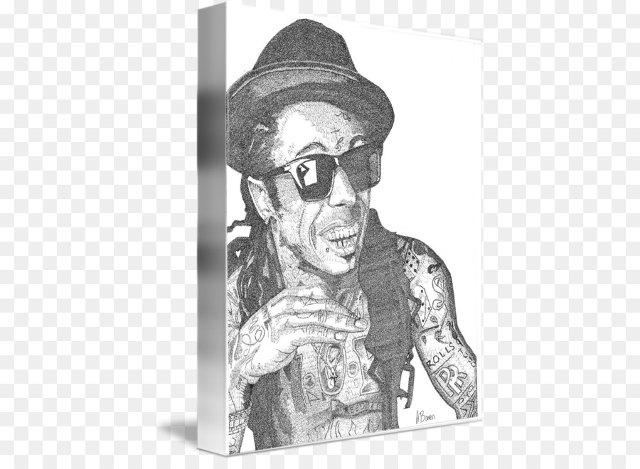 Vẽ nghệ thuật thị Giác, đeo Kính hành vi con Người - Lil Wayne