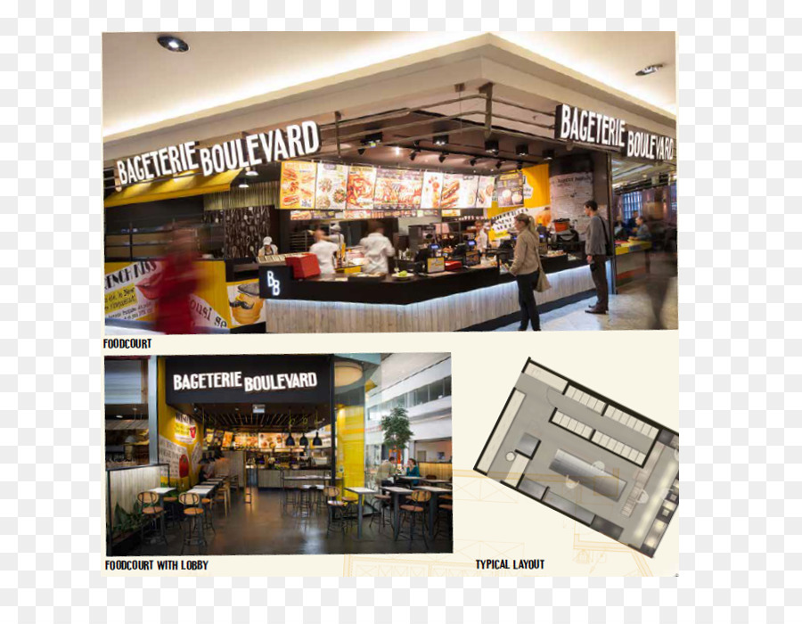 Fast-food-Marke-Service Einzelhandel - Food court