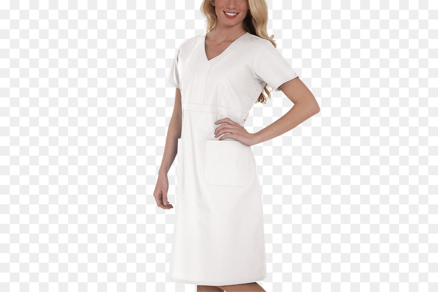 Sleeve Dress Scrubs A-Linie Uniform - Krankenhaus Krankenschwester