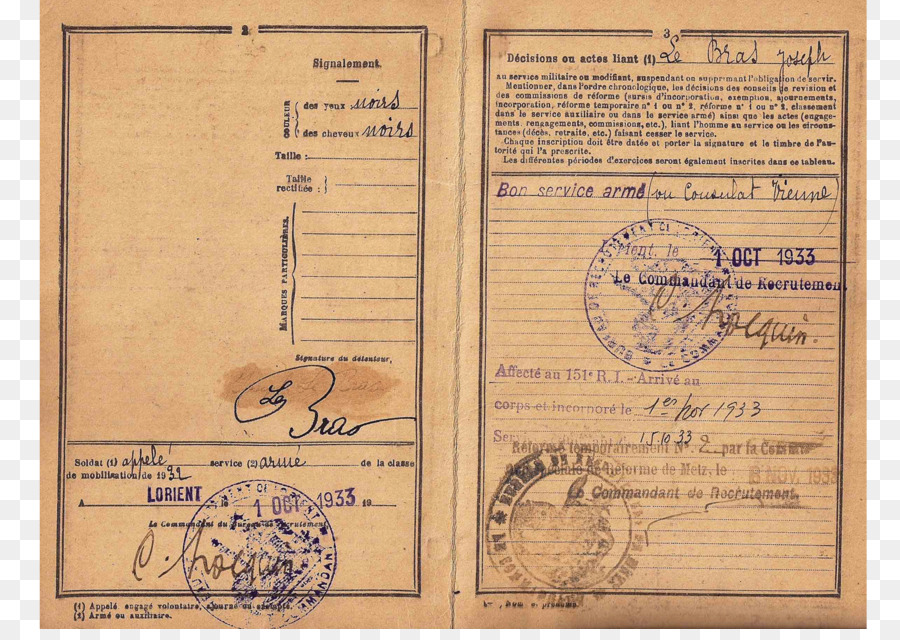 Dokument - Französisch Pass